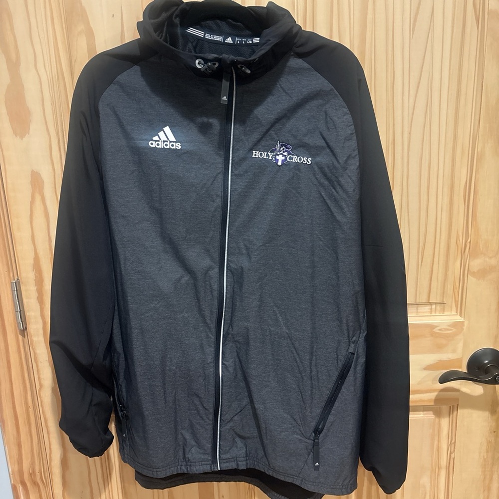 Adidas Holy Cross Black and Gray Men's Jacket